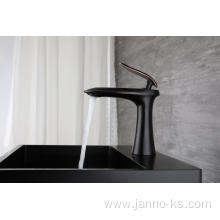 Oily Bronze Bathroom Faucet, Single Hole Faucet Mixer